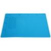 Scale Ruler Watch Repair Mat Blue Silicone Soldering Mat Soft Rubber Watchmaker Pad  Soldering Work