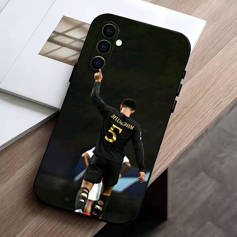J-Jude J-Bellingham Phone Case For Samsung Galaxy A73,A72,A71,A70,A53,A52,A51,Soft Silicone Black Cover