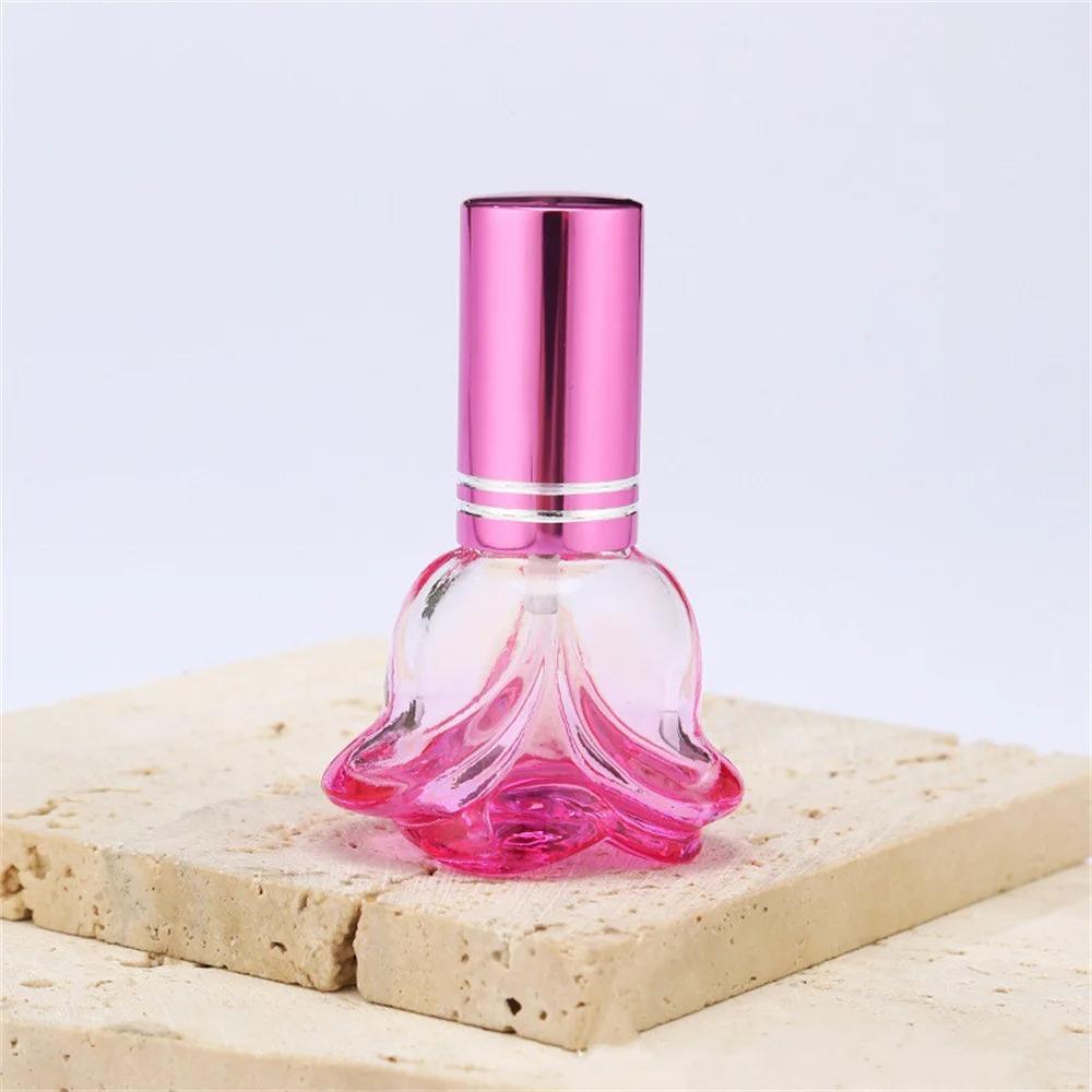 6 ml Pojemniki kosmetyczne do ponownego napełniania Grube szklane pompki zapachowe Kolorowe butelki perfum
