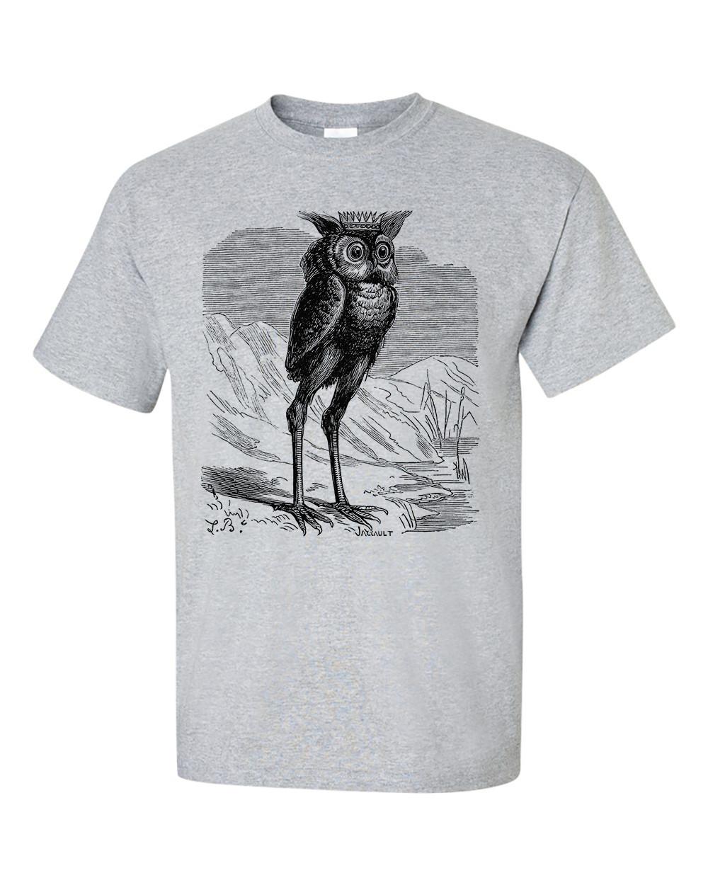 Stolas Demon Owl by Louis Breton Goblincore Cotagecore T-shirt XXXXL