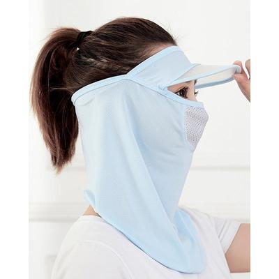 Sonnenschutz für Damen, Sonnenschutzkragen, für Angeln, Klettern, Wandern, Reiten, schützen Sie den Ausschnitt, Maske, UV-Sonnenschutz, modische Hüte