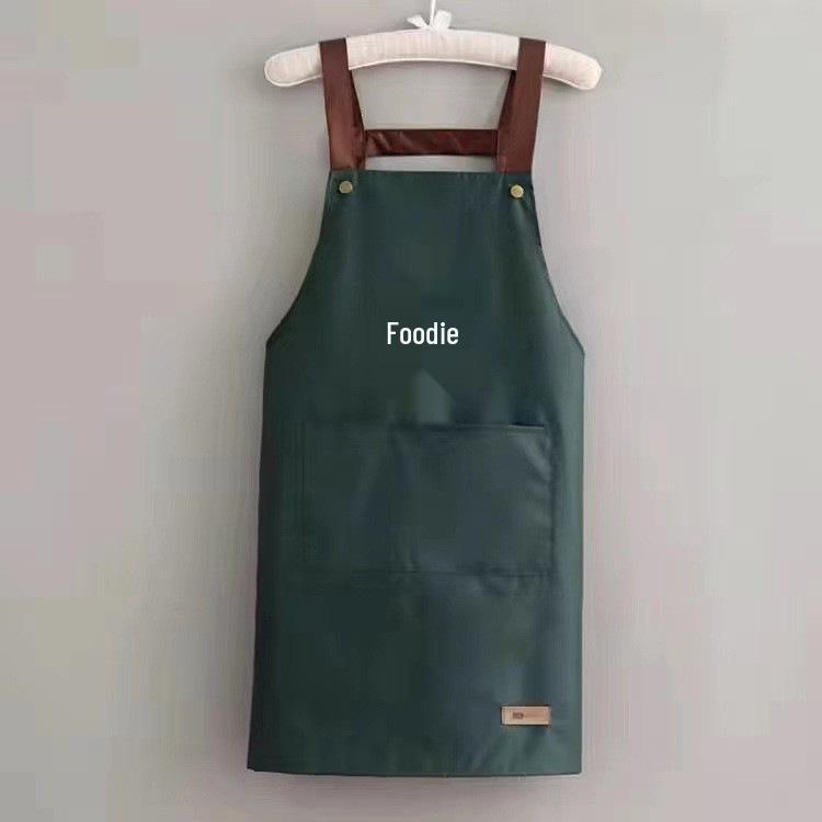 Waterproof, Oil-proof, and Stain-proof Custom Logo Unisex Apron for Work, Kitchen, and Barber Shop