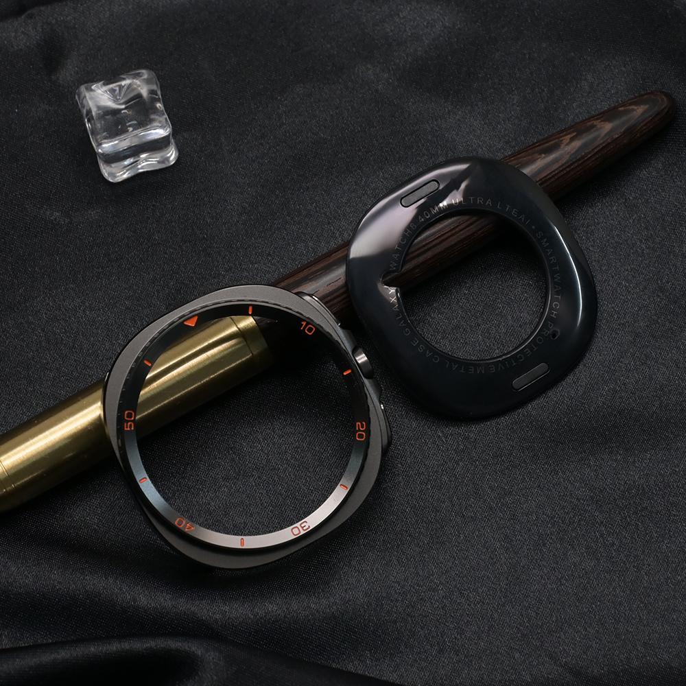 Accessori Custodia in Metallo per Samsung Galaxy Watch 8 40mm 44mm Copertura Protettiva Per Galaxy Watch 8 Aggiornamento a 8 Classic Telaio Rigido