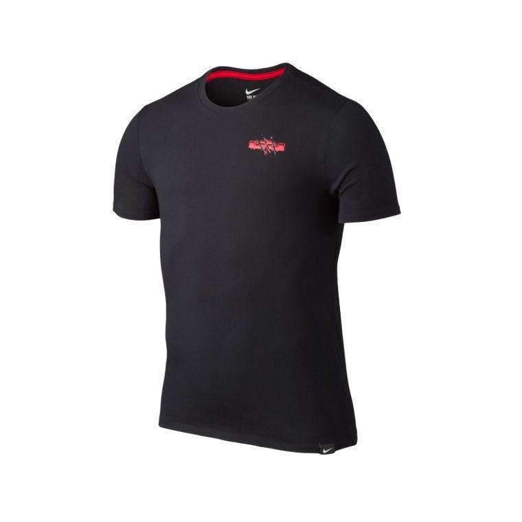 

Nike LBJ 13 Comfortable Versatile Simple Short Sleeve T-Shirt Men Tops Black 779232-010 S