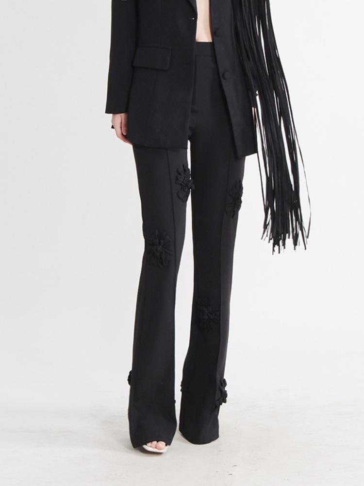 2022 New Fashion New Woman Pink Pants Woman Elegant Straight Casual Long Y2K Woman Fashion Clothes