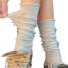 Ballet Style Bow Jk Lolita Socks Women Over Knee White Summer Calf Socks Piled Socks Pure Boneless Socks