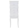 Armoire à bijoux sur pieds - Maison Exclusive - Blanc mat - MDF et pin - 34 x 26 x 94 cm