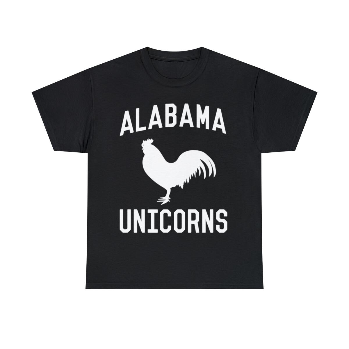 Alabama Unicorns Graphic Tee Shirt, S-5XL S