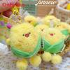 Vegetable Cartoon Plush Keychain With Carrots Garlic Mushrooms For Kids Gift Use