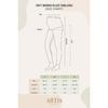 Adjustable High Waist Flexible Gathering Below Knee Capri Maternity Tights T08