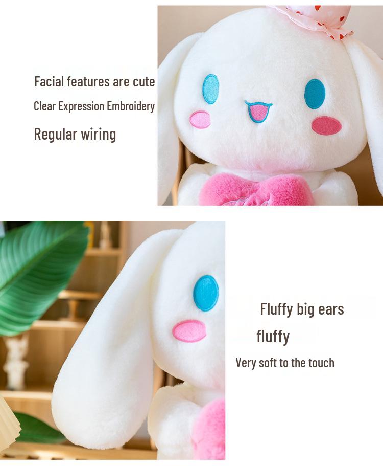 Cinnamoroll & My Melody Hugging Heart Plush Toy - Hello Kitty Pillow Doll for Claw Machines - In Stock