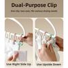 20pcs Multi-functional Clip Clothes Hanger Windproof Hanging Clips Clothesline Clips  Clothes Drying