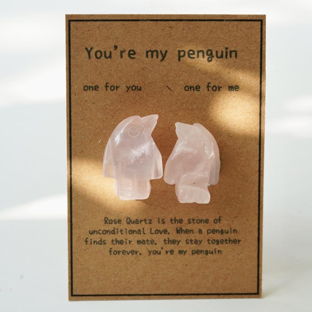 1 Paar Romantischer Stil Pinguin Geschenk Andenken Qualität Pinguinform Jubiläumsgeschenk Passendes Paar Andenken Für Ihn & Sie