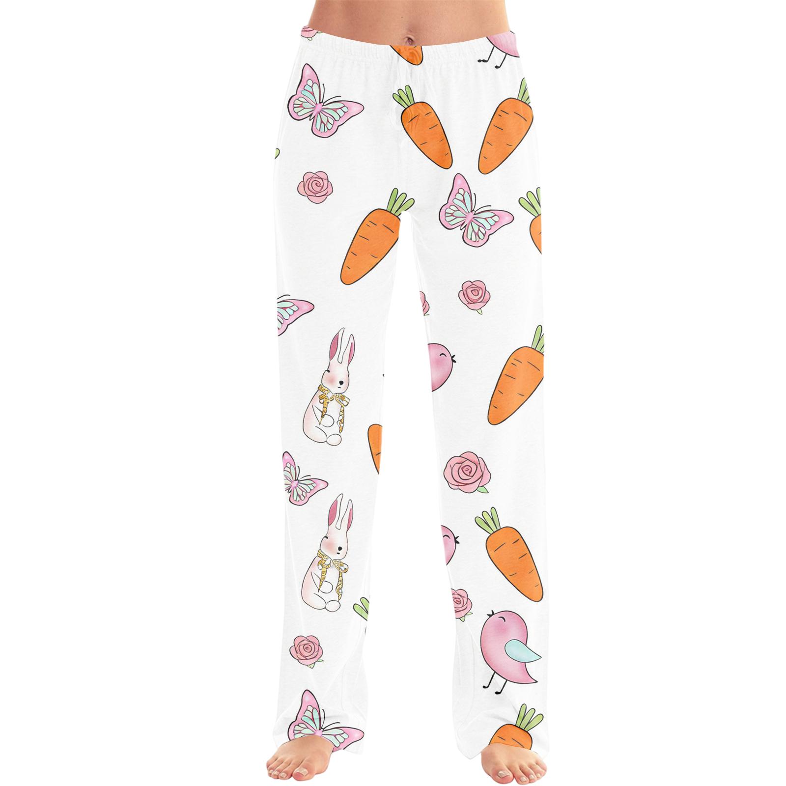 Men s Easter Fashion Printed Casual Straight Leg Pants L