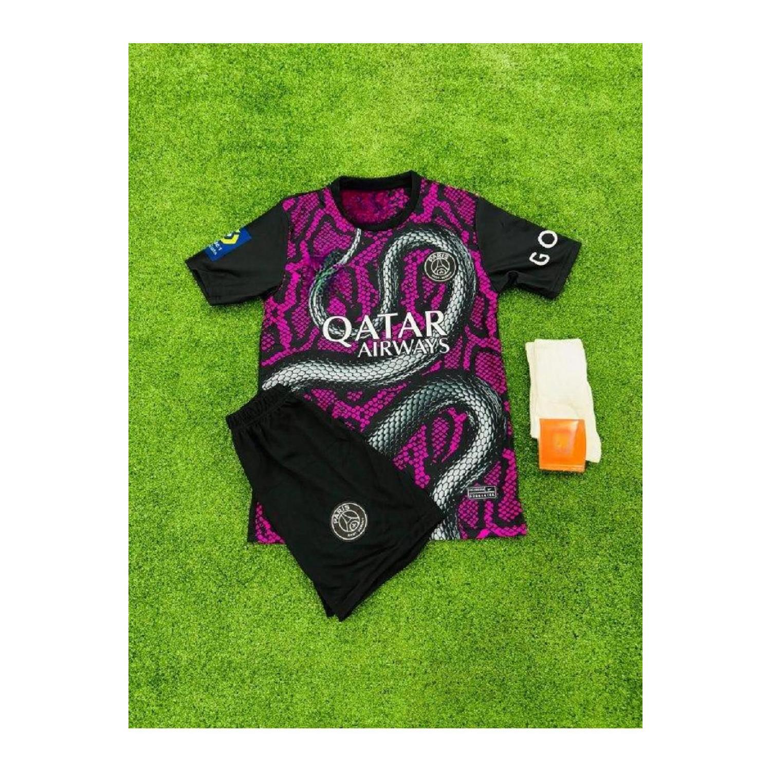 

Детская футбольная майка Неймара-младшего ПСЖ нового сезона Пари Сен-Жермен 2023/24