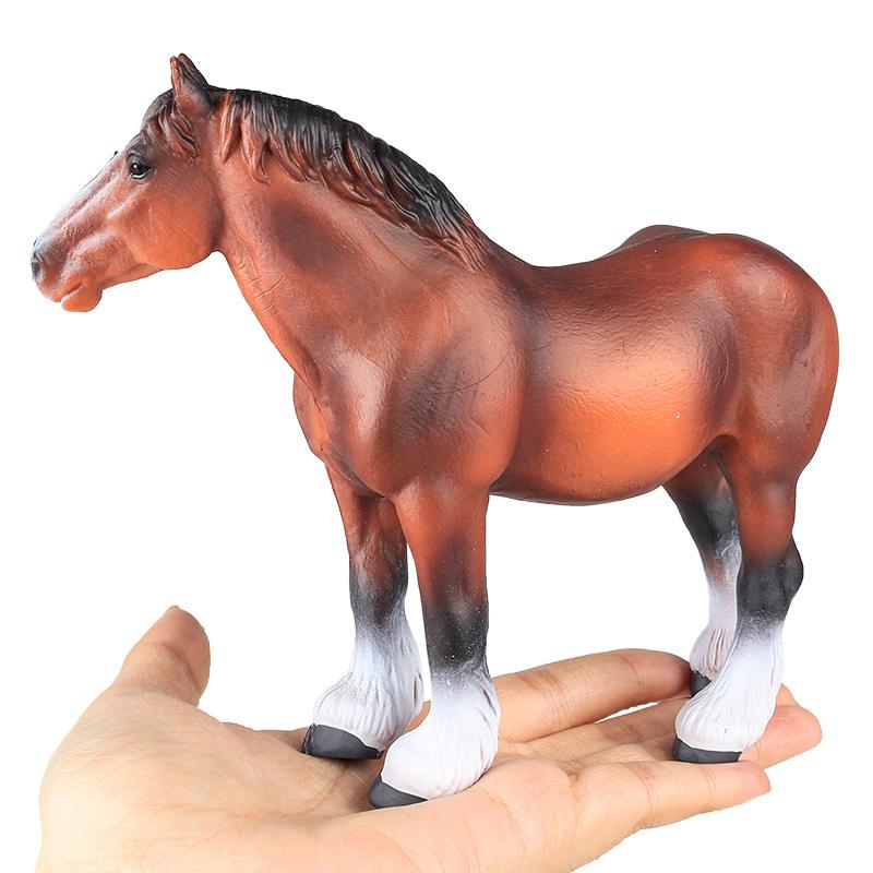 Solid Simulation Toy: Thousand Li Horse, Dutch Draft Stallion & Tennessee Walking Mare