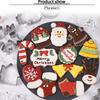 New Durable High Quality 1/2PCS Elk Xmas Theme Snowflake Biscuit Mold Cake Mould Christmas Cookie Cutter Baking Tool