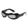 Occhiali da Sole Stile Y2K Retro Punk Moda Montatura Piccola Occhiali da Sole Donna Personalizzati Accessori Stile Futuro