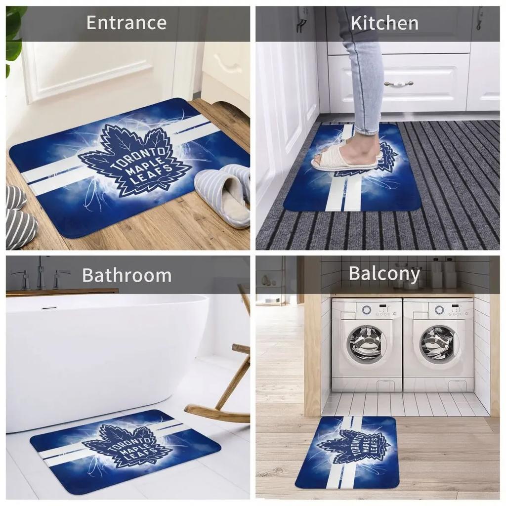 Tappeto Sportivo Camera da Letto Tappeto Foglie d'Acero Zerbino Casa Tappeto Soggiorno Decorazione