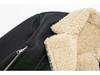 2024 Winter Shearling Biker Short Reversible Women's Jacket with Zipper Accents