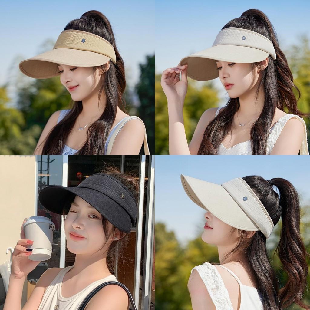 Summer Outdoor Sun Hat For Women With Large Brim And Breathable Polyester For Sun Protection And Fashionable Casual Wear