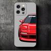 Simple Japanese Sports Cars Pattern Soft Phone Case for iPhone 16 16E 17 Air 15 Pro Max 14 Plus 13 Mini 11 12 7 Black Cover Back