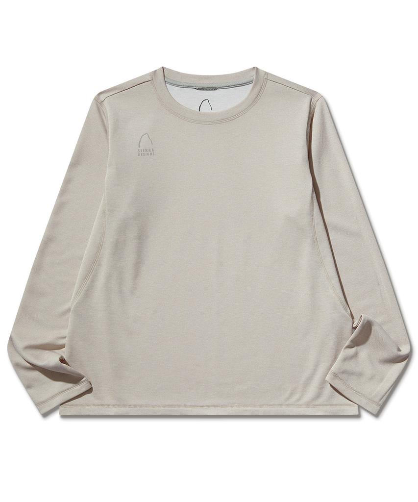 SIERRA DESIGNS W) Sierra Half Dome Logo Long Sleeve T-Shirt Ivory