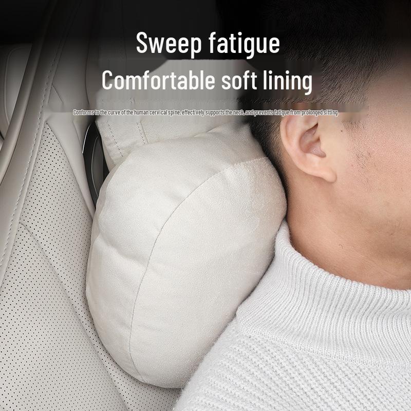Zhijie R7/S7 Universal Aviation Headrest Neck Pillow with Lumbar Support and Fan.