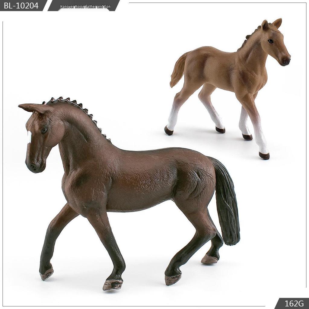 Cross-Border Children's Horse Farm Playset with Pinto Horse, Worker, Fence, Tools, Haystack, and Scene Decoration
