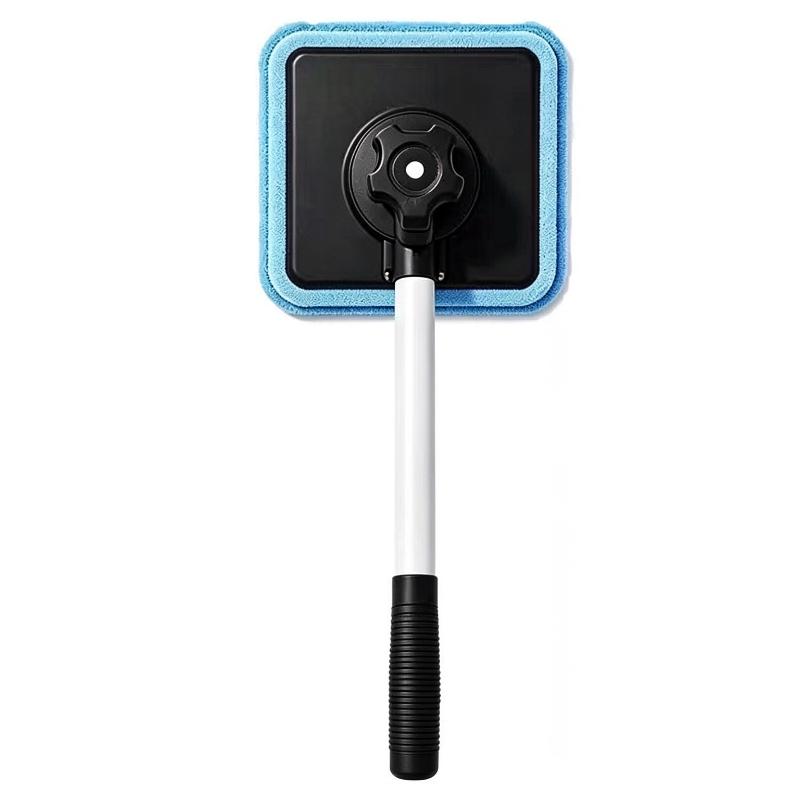 1 Set Microfiber Washable Pad Extendable Handle Cleaning Tool Telescopic Car Windshield Cleaner For Auto Window Glass Care