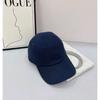 New linen baseball cap, large brim hemming, breathable summer hat, sun protection and sunshade, fashionable and versatile