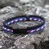 Unique Thread Bracelet Unisex Detachable Magnet Buckle Bangle Outdoor Camping Leisure Versatile Accessories Gift For Lovers