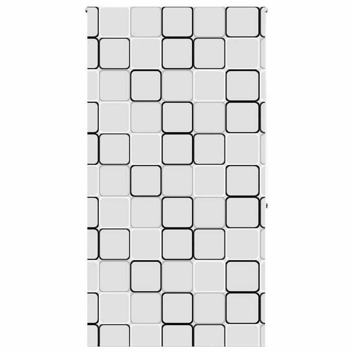 VidaXL Roller Shower Curtain 130x240 Cm Fabric Width 126 Cm, Shower Blind, Roller Shower Curtain, 4014927