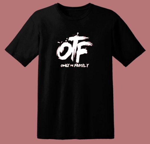 Cotton Men's Graphic T-Shirt | Breathable & Comfortable, Black Casual Round Neck Tee - OTF Family