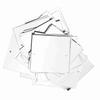 100pcs 50x50mm Square Sequins Double Sided Holes Flat Sequins Loose PVC Sequins  Clothing Supplies