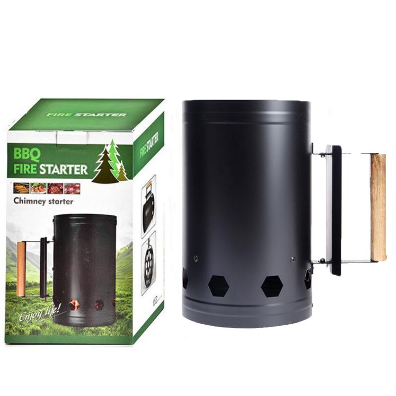 

1pc Charcoal Stove Starter Charcoal Ignition Bucket Portable Barbecue Stove Suitable For Outdoor Barbecues And Camping