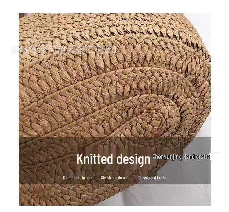 Versatile Large-Capacity Woven Straw Tote for Beach or Commute