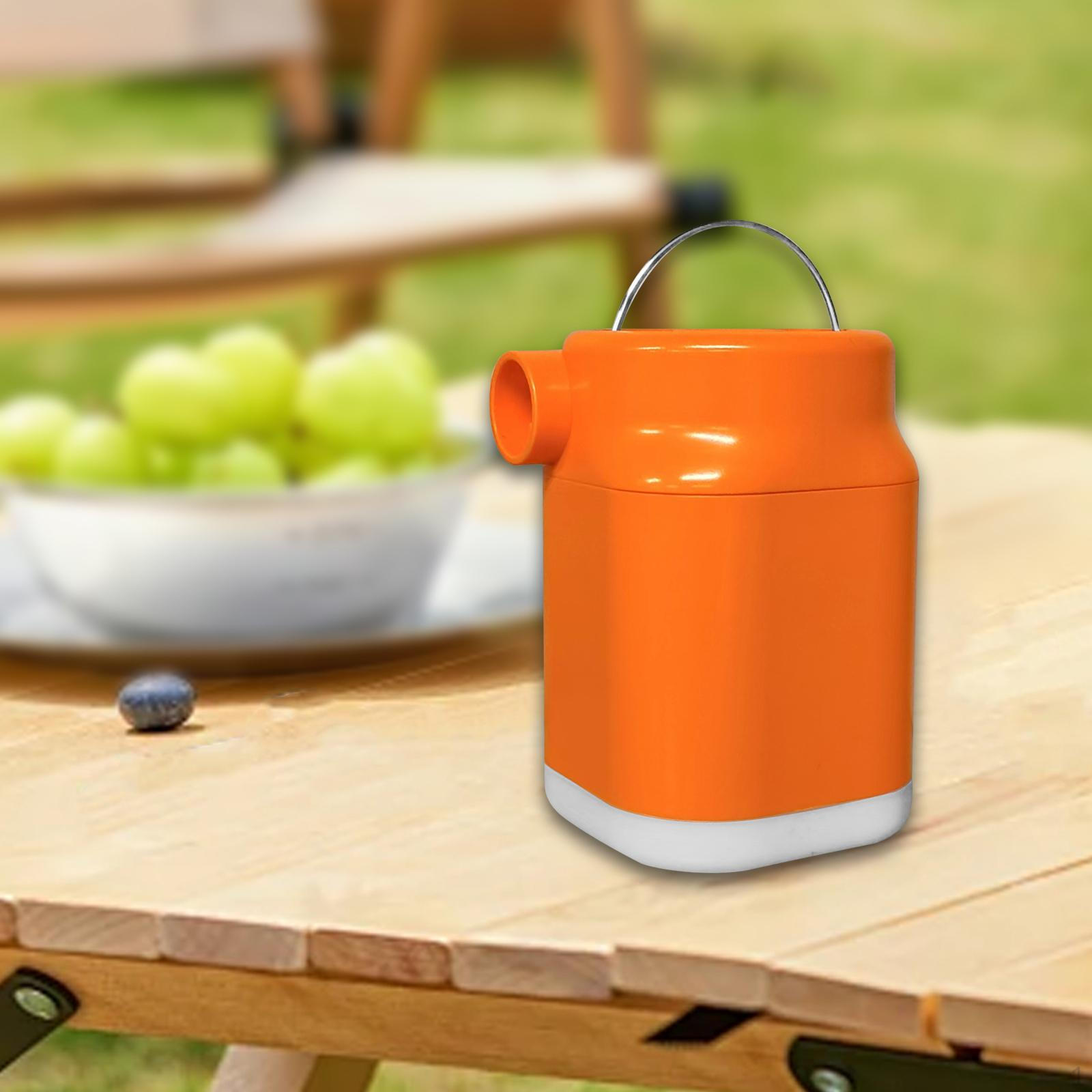 

Электрический воздушный насос для надувания и сдувания портативный мини для надувных изделий orange red