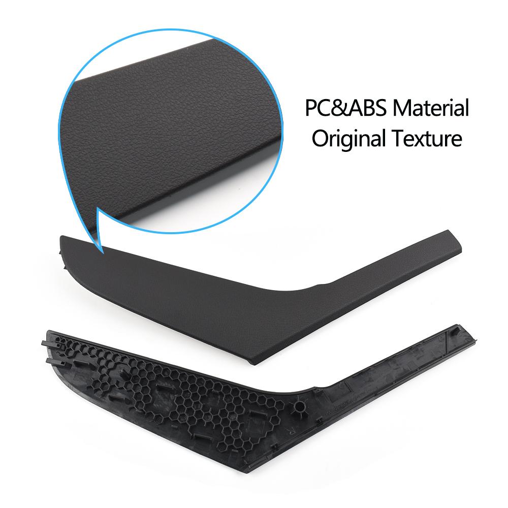 Black Car Interior Door Left Right Pull Handle Cover Trim For Volkswagen VW Golf 6 GTI MK6 2009 2010 2011 2012 2013