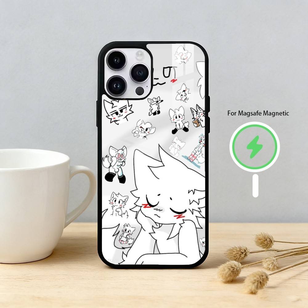 Boykisser Wallpaper Phone Case For iPhone 17/16/15/14/13/12/Plus/Pro/Max for Magnetic Wireless Charging