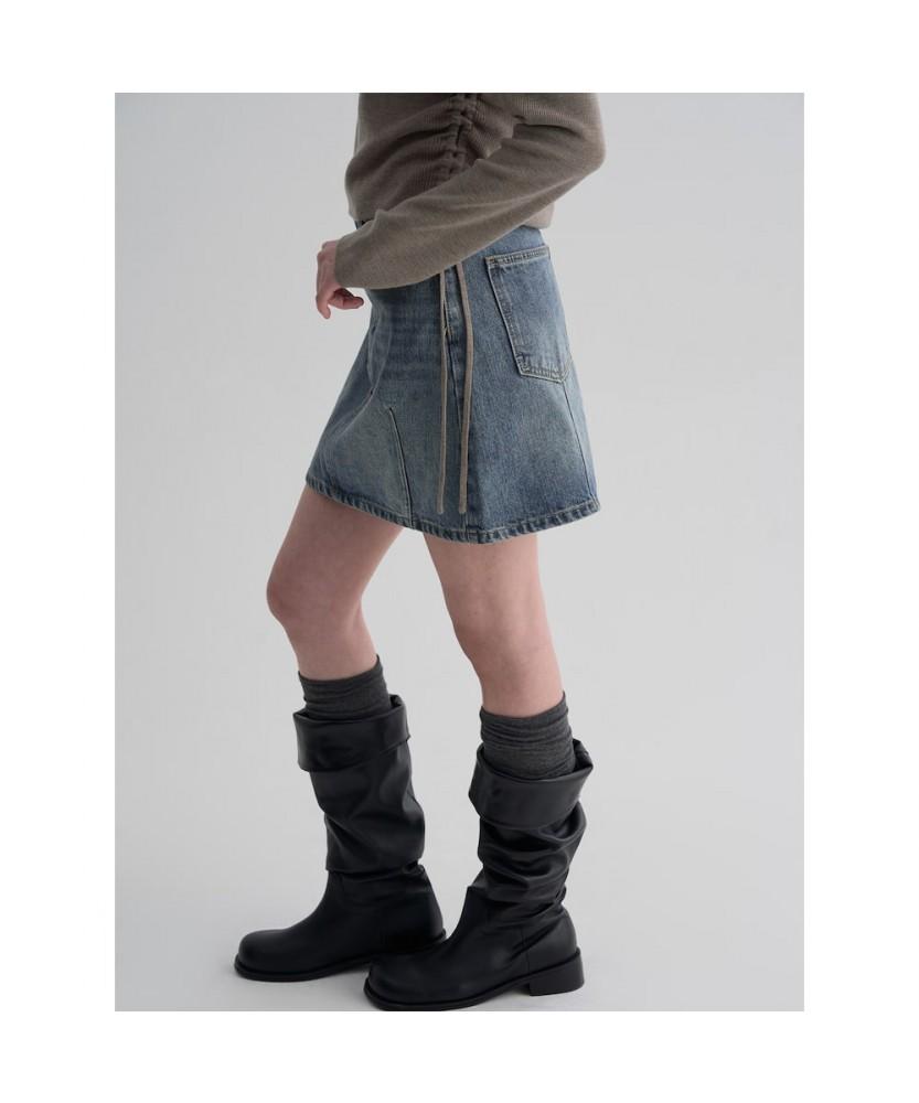 8SECONDS Denim Mini Skirt Blue
