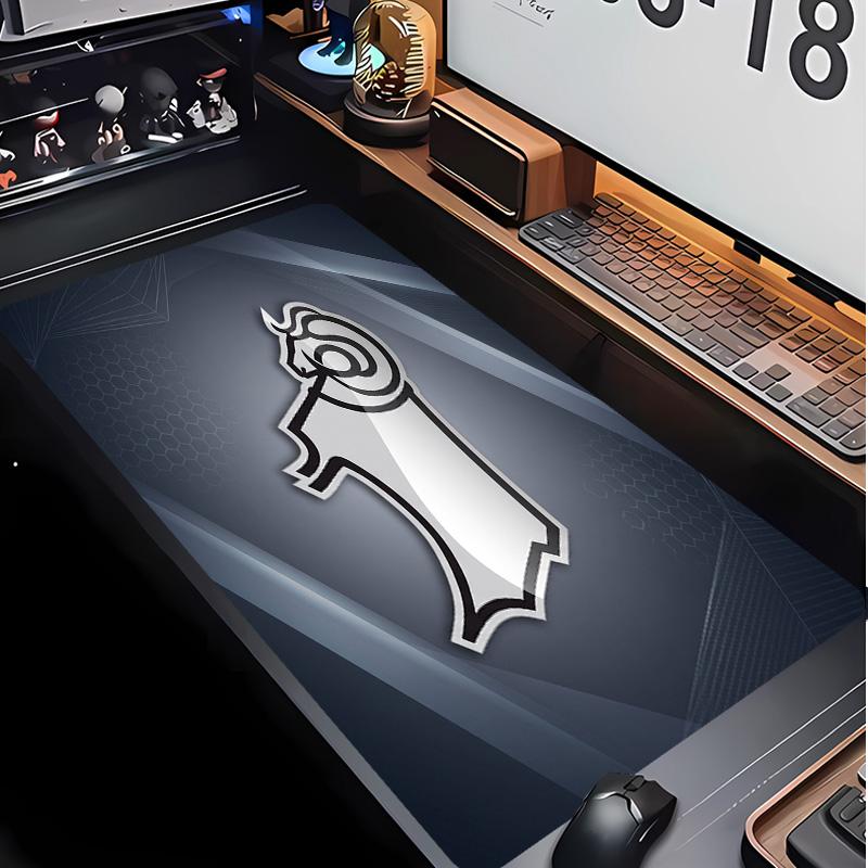 Derby County Football Pattern Mouse Pad Non?Slip Rubber Base Gaming Mousepad For Desk Office Home