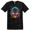Goku Ultra Instinct Anime T Shirt Neon Energy Warrior Graphic Art Tee Gift Idea