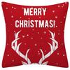 1PC Christmas Themed Double-sided Printed Pillowcase Car Parts Office Santa Claus Guest Sofa Home Bedroom Square Cushion Cover