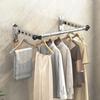 Non-Punching Drying Rack Stainless Steel Clothes Drying Hanger Folding Drying Racks  Bathroom
