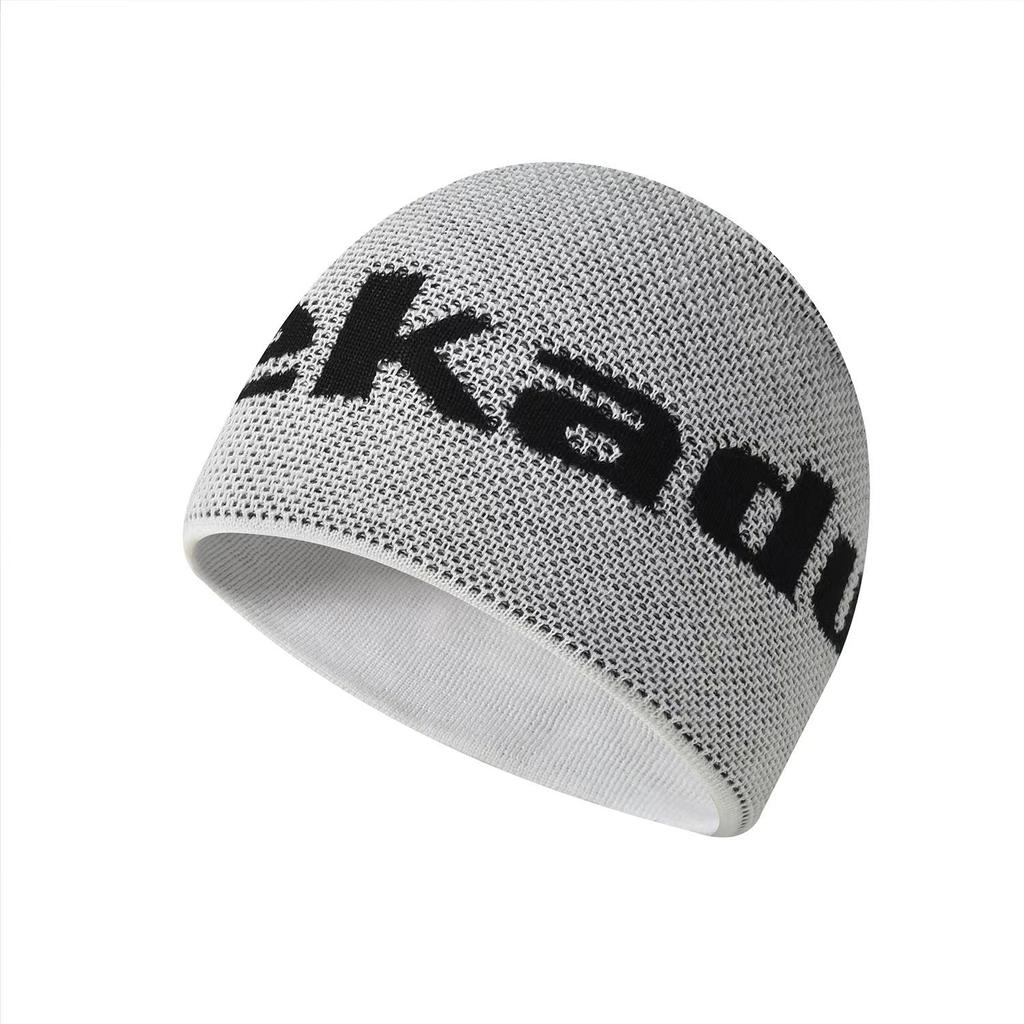 Men's Knitted Hat Letter Solid Color Casual Hoodie Cold Hat Knitted Hat Warm and Cold Proof Baotou Hat