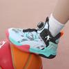 Children's basketball shoes 2025 autumn rotating button boys sports shoes medium and older children's actual basketball shoes entity