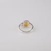 Citrine Gemstone 925 Sterling Silver Wedding Ring Designer Jewelry For Women CZR-15-1