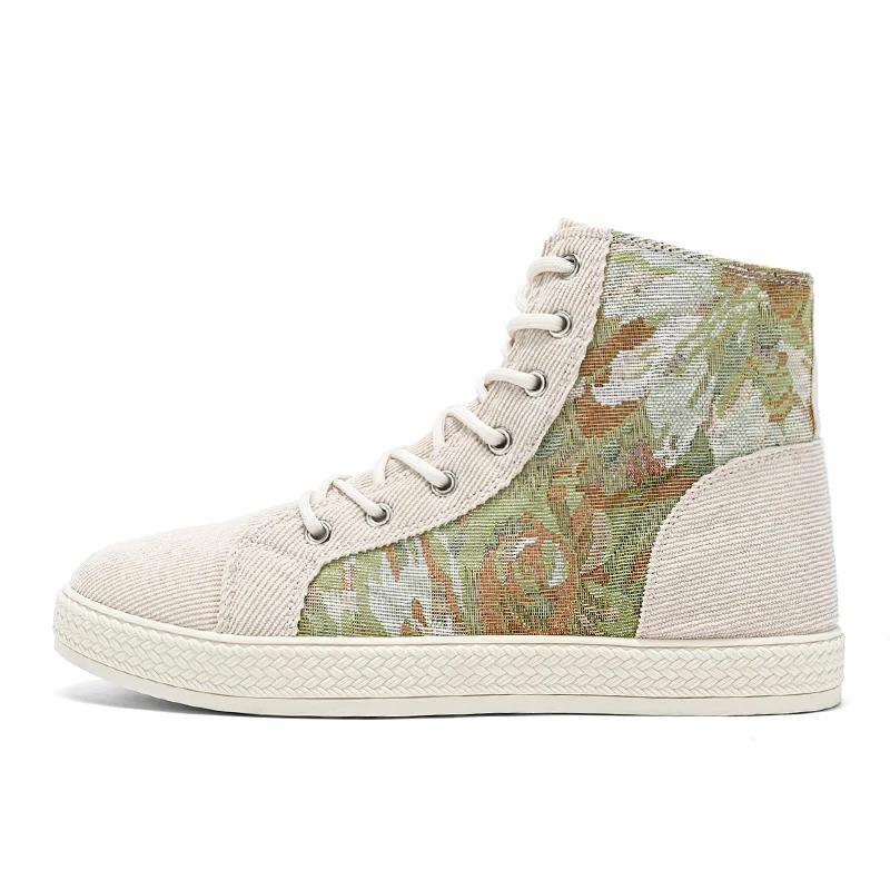 Fashion Autumn Shoes for Men Sports High Tops Teenagers Outdoor Men's Sneakers Hard-wearing Mans Walking Casual Shoe Explosive Style