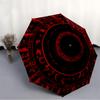 1pc Mystic Symbols Automatic Umbrella - 8-Rib Foldable Design, Outdoor Adventures, and Family Celebrations y250829080